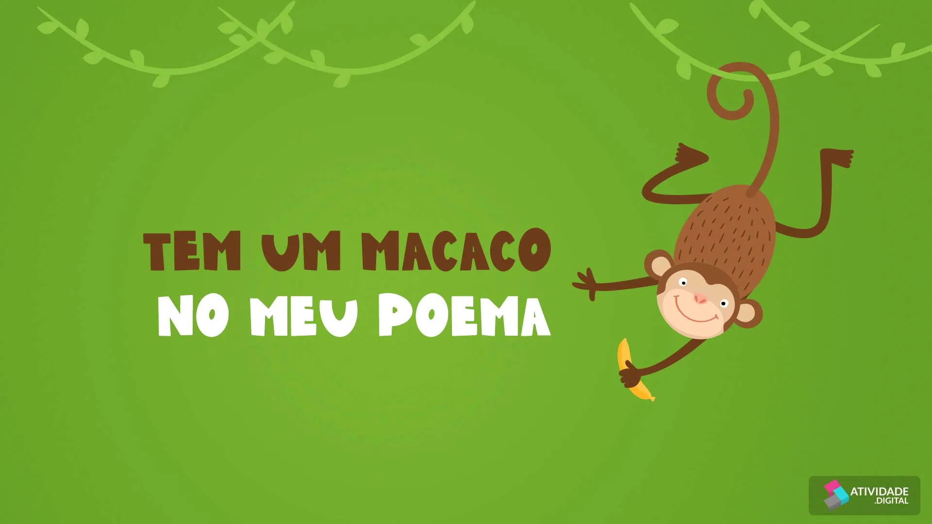 Tem um macaco no meu poema