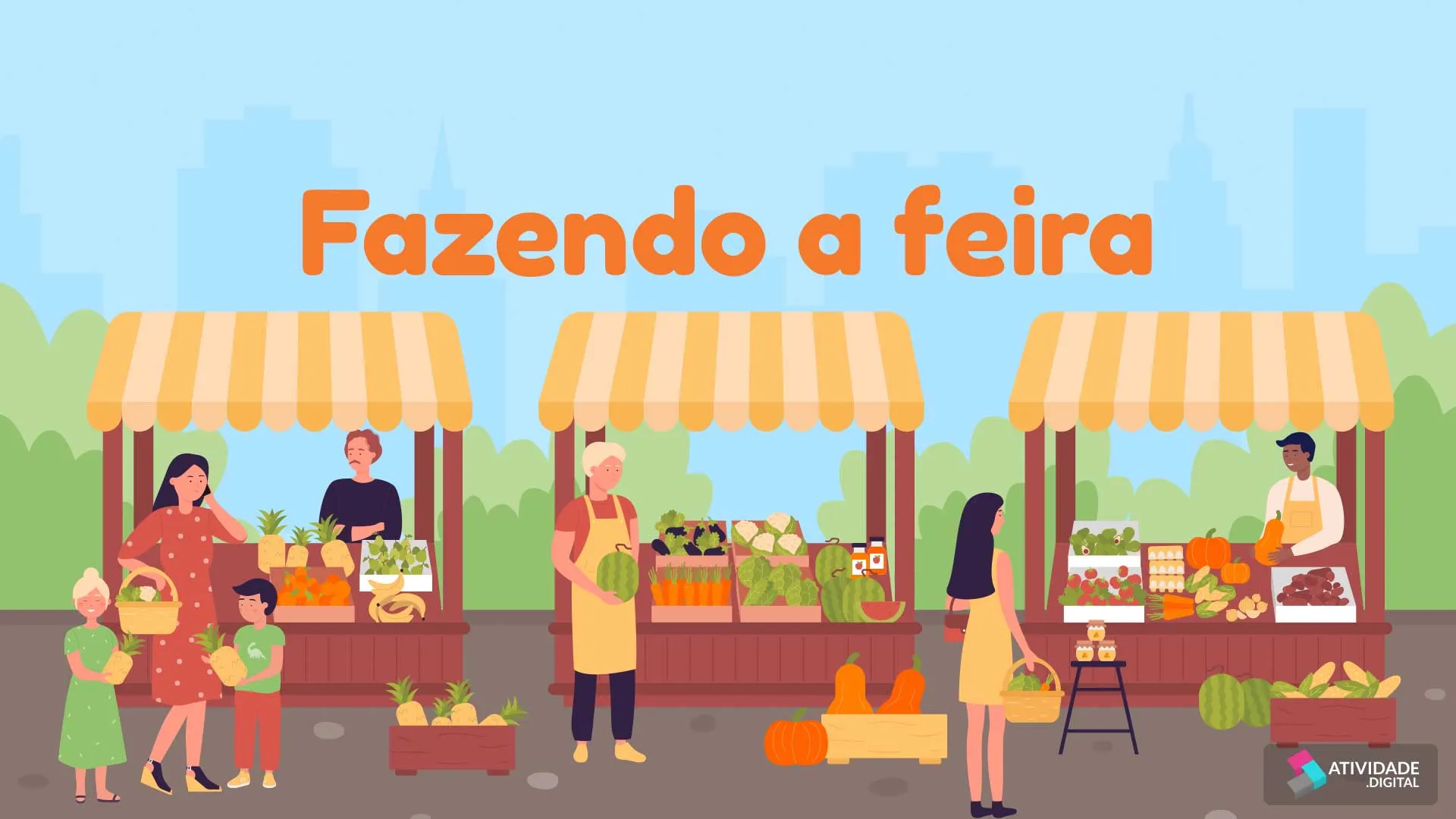 Fazendo a feira