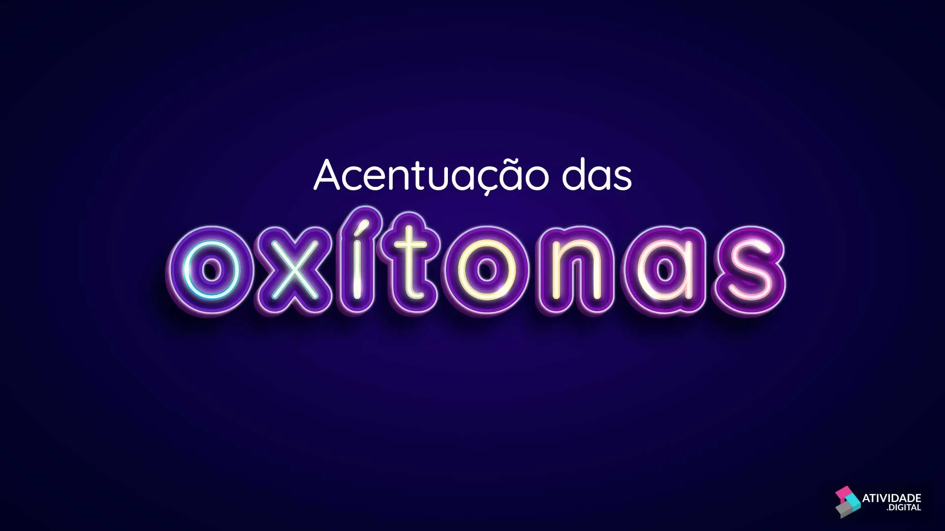 Acentuação das oxítonas