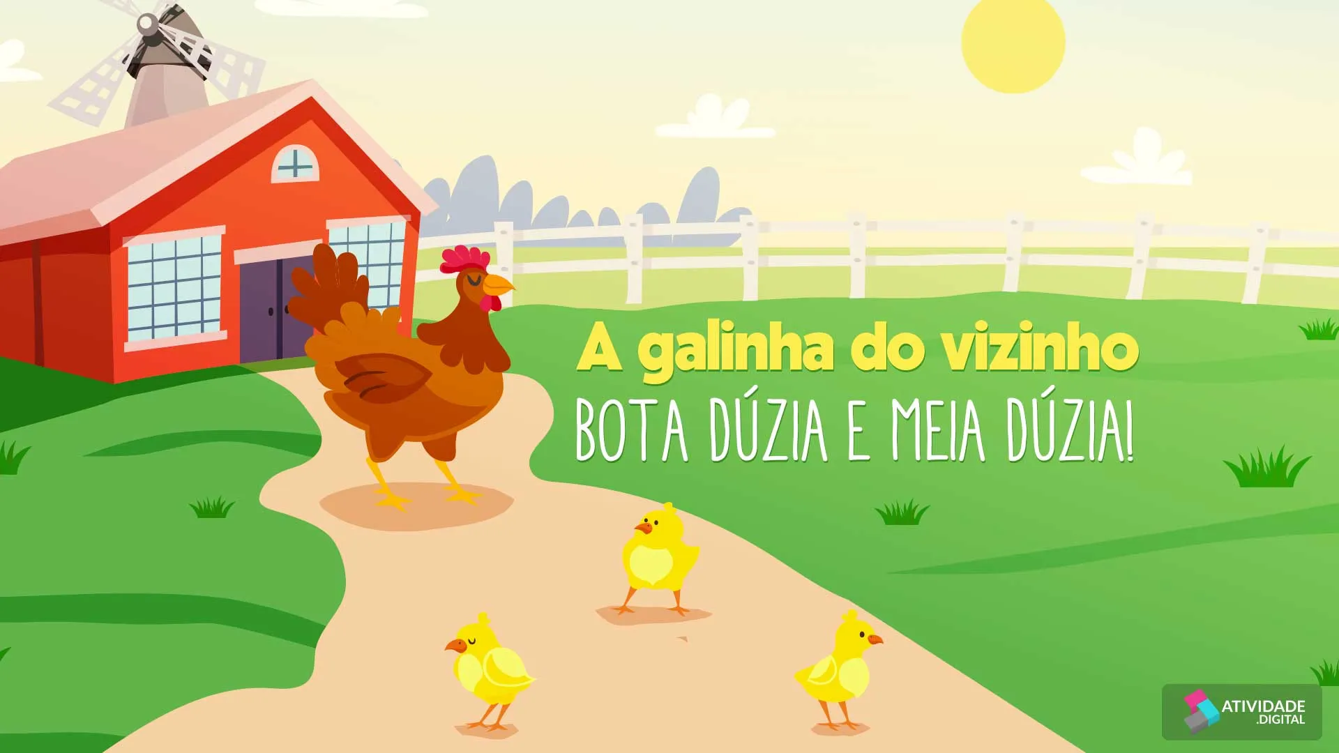 A galinha do vizinho bota dúzia e meia dúzia!